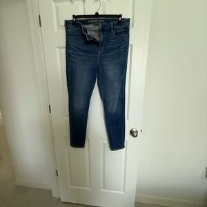 American Eagle Outfitters Blue Skinny Jeans Classic Style